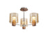 Brooks Semi Flush Light 3 Light